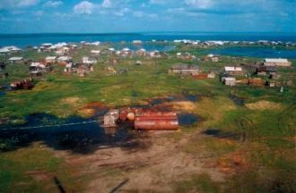 Климатические условия суровые - в период