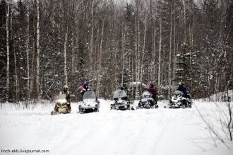 Зимой здесь стал популярен такой вид акт