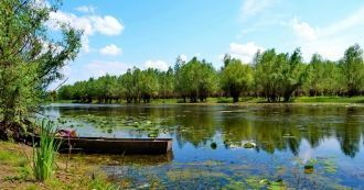 Котловина озера представляет собой вытян