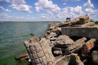 В 20-м столетии Хаджибейский лиман неско