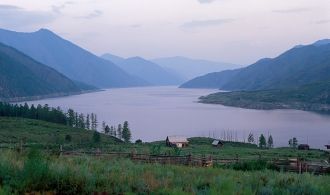 Именно на этом участке Саян находится са