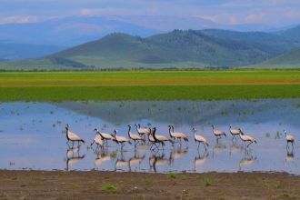 Особенно живописно Букукунское озеро, ст
