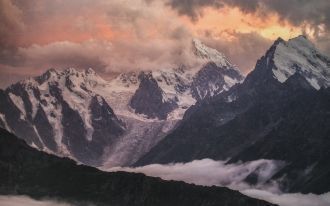 Гора расположенная в эльбрусском Кавказе