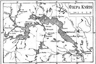 Керетьозеро имеет чрезвычайно извилистую