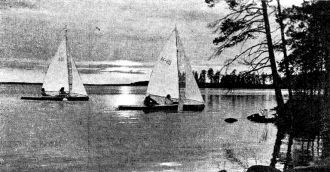 Парусники на озере Кереть