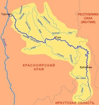 Впервые открытие нижнего течения Енисея 