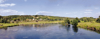 Площадь бассейна реки — 3450 км².