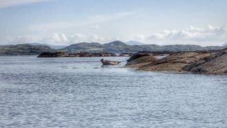 В проливе наблюдаются сильные приливные 