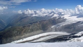 На Центральный Брайтхорн первым поднялся