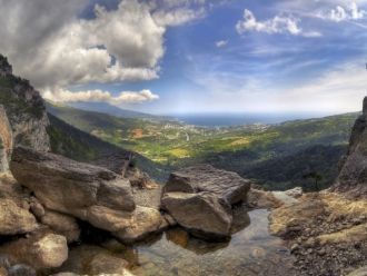 Смотровая площадка над водопадом Учан-Су