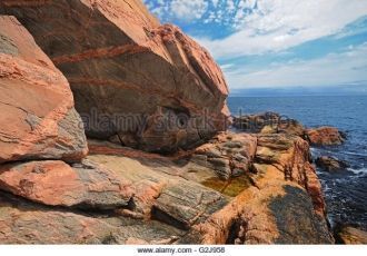 Береговая линия вдоль пролива Кабот.