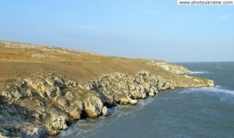 Казантипская гряда всего на 50-100 м воз