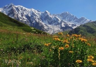 Лучшие вершины Кавказа. Дыхтау, Шхара и 