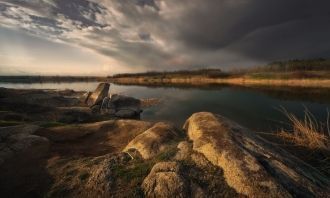 В русле среднего течения перекаты более 