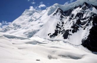 Протяжённость ледника в 63 км соответств