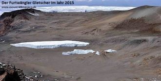 Ледник Фуртвенглер в 2015 году.