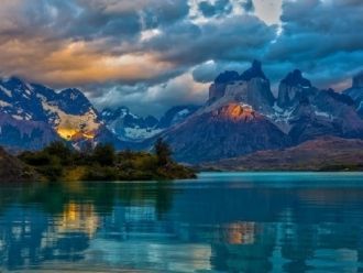 Вершина Охос-дель-Саладо и Тупунгато.