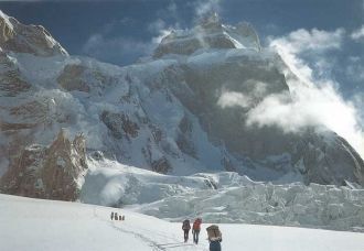 Внешний вид горы снизу недостаточно крас