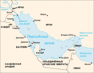 Ормузский пролив  — узкий, стратегически
