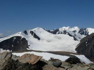 Большая часть Малого Актру, расположенна