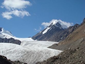 Нижняя часть Малого Актру отличается иск