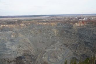 Сейчас на месте центральной части горы Б