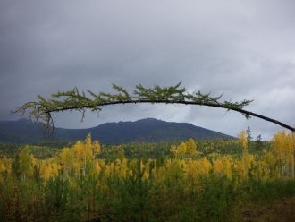 В настоящее время гора находится на терр