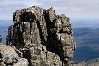 Около четверти поверхности горы покрыто 