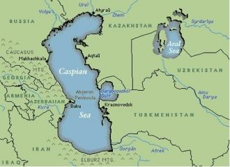 В Каспийское море впадает 130 рек, из ни