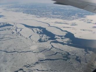 Зимой температура воды на поверхности це