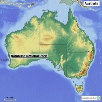 Расположение Национального парка на карт