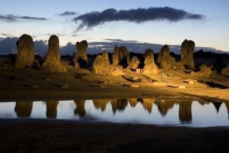 Национальный парк Намбунг в сумерках.