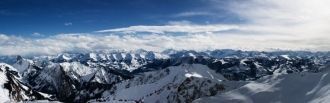 Выше уровня 2 500 метров в Альпах лежит 