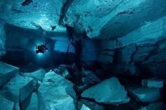 Ординская пещера – длиннейшая подводная 