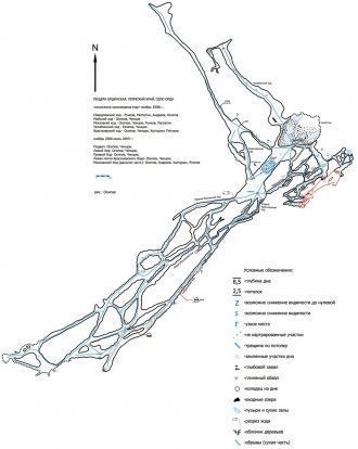 Карта Ординской пещеры