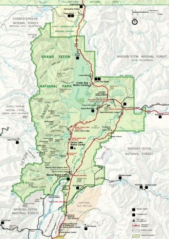 История Национального парка Гранд-Титон 