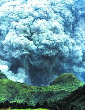 Последствия извержения Пинатубо были ощу