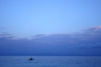 Сладкое море Камотес с двух противополож