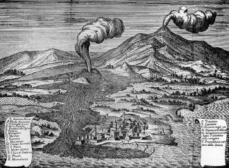 Вулкан Этна. 1669 год.