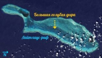 Большая Голубая дыра является участком р