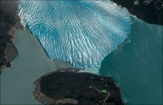 Метр за метром ледник Перито Морено наст