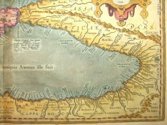 Карта Черного моря, 1590. По количеству 