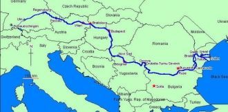 Дунай – вторая по длине река Европы, тек