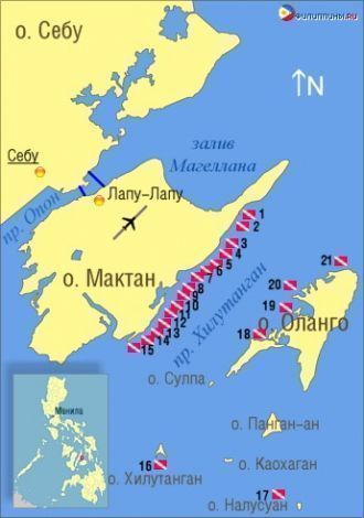 Остров Мактан на сайте.