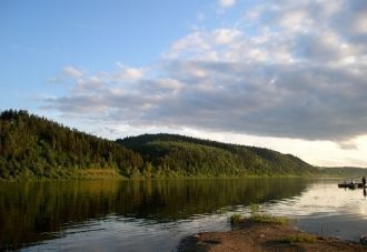 Чем ближе к Каме, тем чаще в низовьях ра