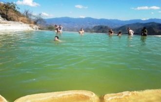 В верхней части Каскада Чика, также изве