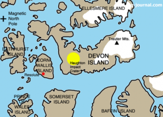 Схематическая карта острова.