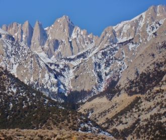 Подъем на вершину Гора Уитни является пе
