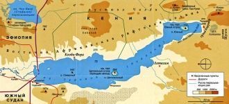 Большей своей частью оно расположено в К