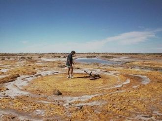 Озеро Торренс находится на высоте 28 м н